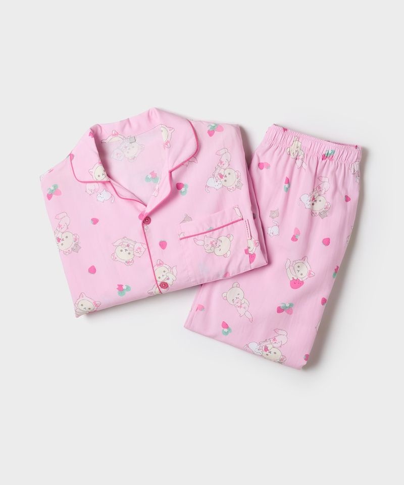 SPAO 리락쿠마 긴팔 파자마핑크 SPPPG49U06