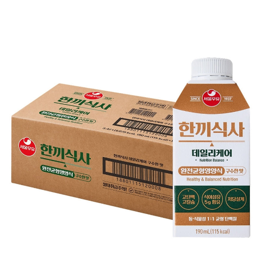 서울우유 한끼식사 190ml X 18개