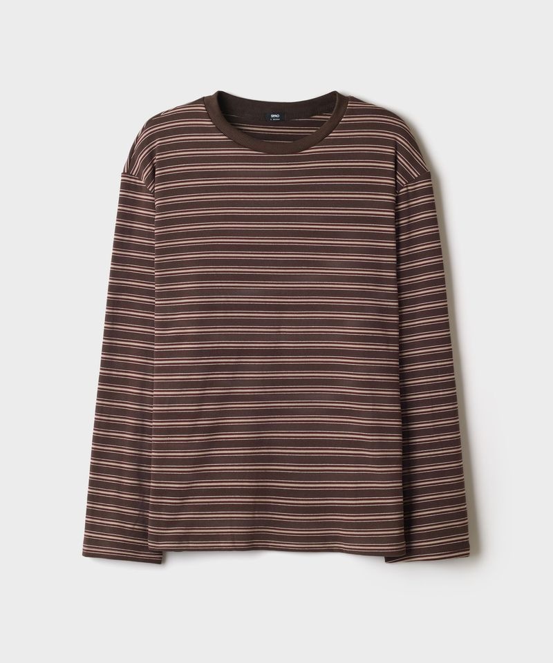 SPAO 여성 플리스 스트라이프 긴팔티 SPLSG4TG02