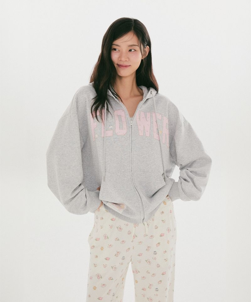 SPAO 먼작귀 페어리 후드 집업핑크 SPMZG4TU03