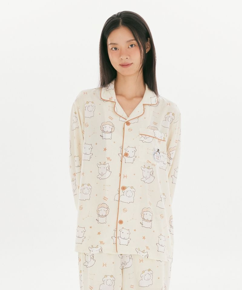 SPAO 가나디 긴팔 파자마아이보리 SPPPG49U07