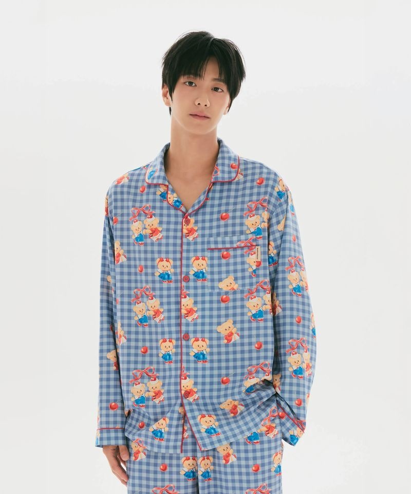 SPAO 버터베어 긴팔 파자마네이비 SPPPG49U15