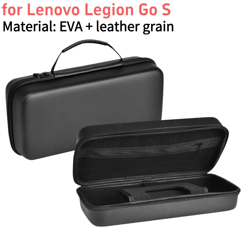 Lenovo <b>Legion</b> <b>Go</b> <b>S</b>용 EVA 하드 운반 케이스 가방 휴대용 충격 방지 쉘 메쉬 포켓이 있는 안티 드롭 보호