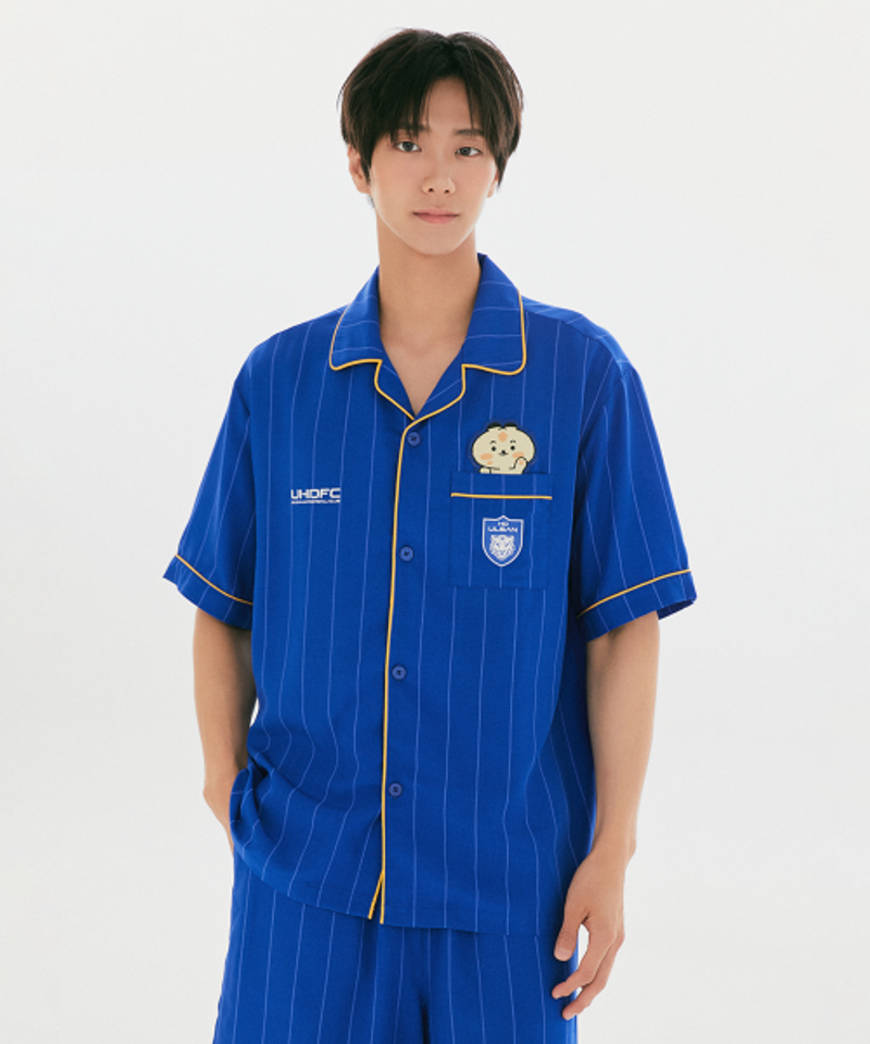 SPAO 울산 HD FC 반팔 파자마다크 블루 SPPPG37U10