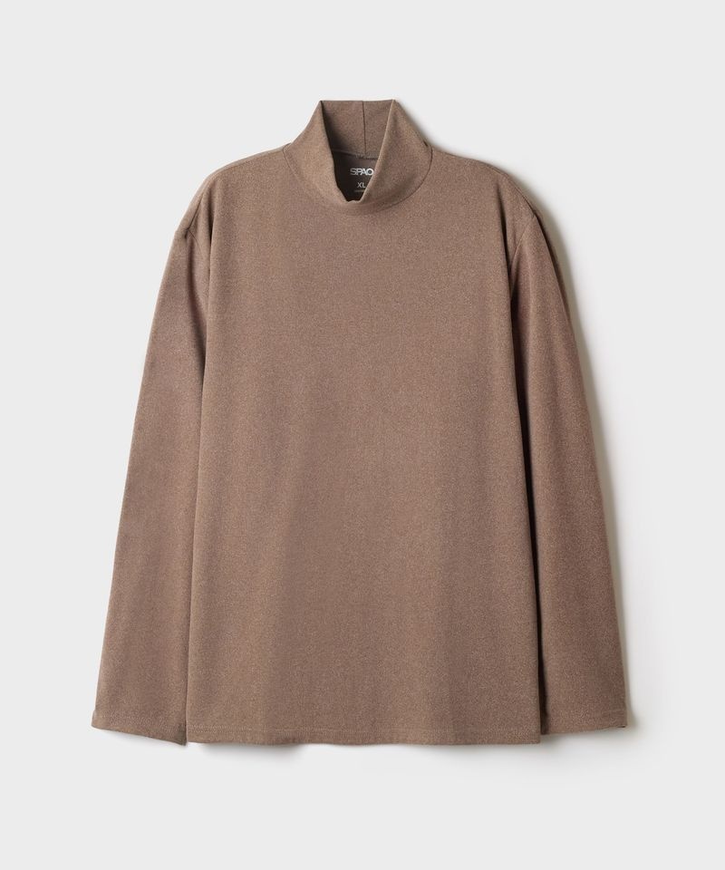 SPAO 플리스 모크넥 긴팔티 SPFWG4VC02