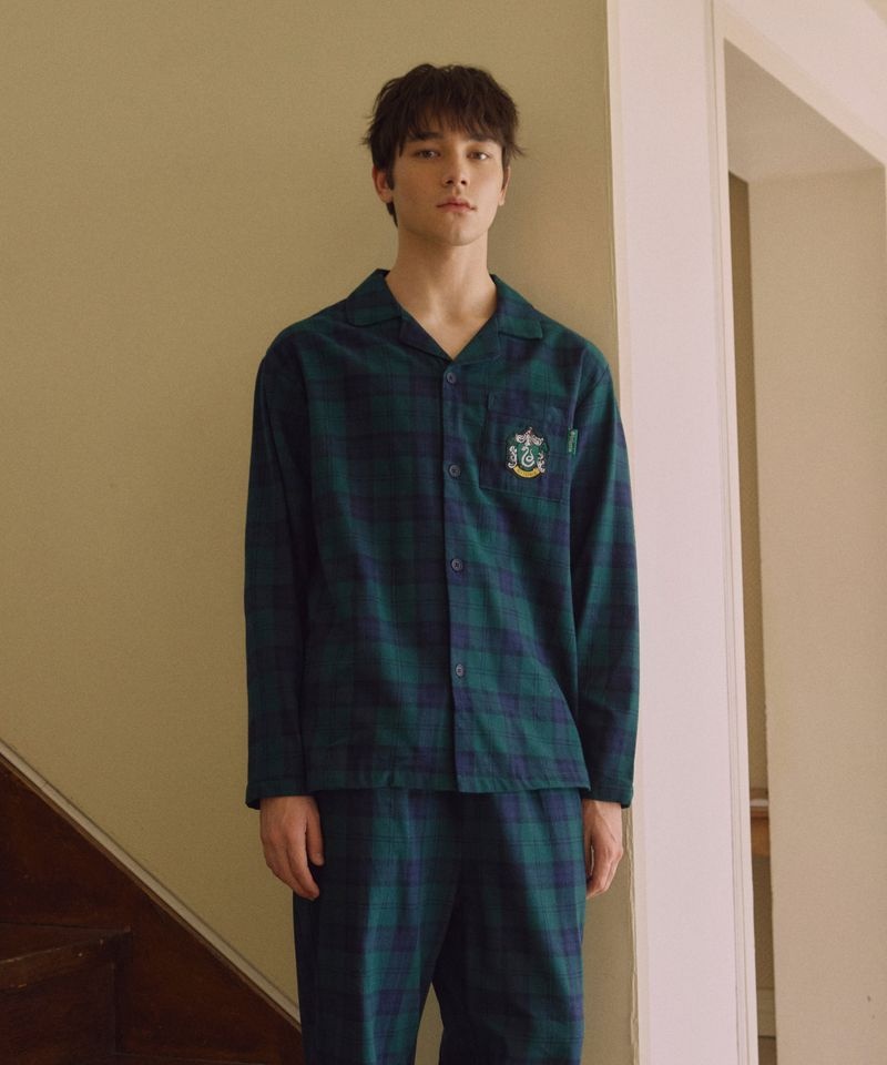SPAO 해리포터 플란넬 파자마그린 SPPPG4TU02