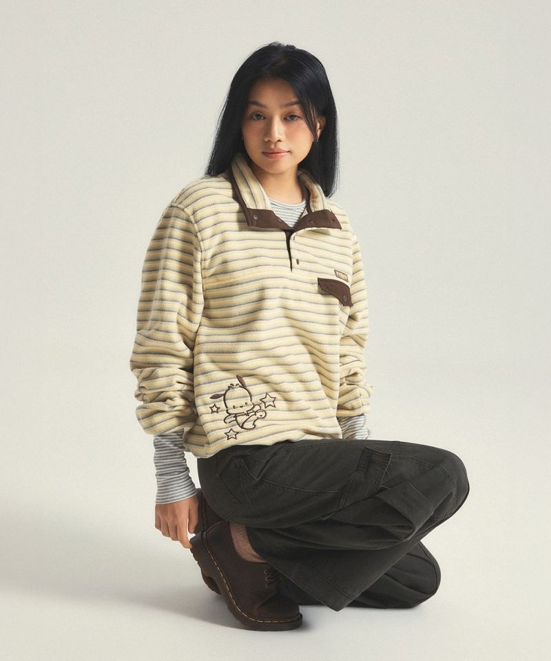 SPAO 산리오캐릭터즈 플리스 반집업베이지 SPFZG4TU02