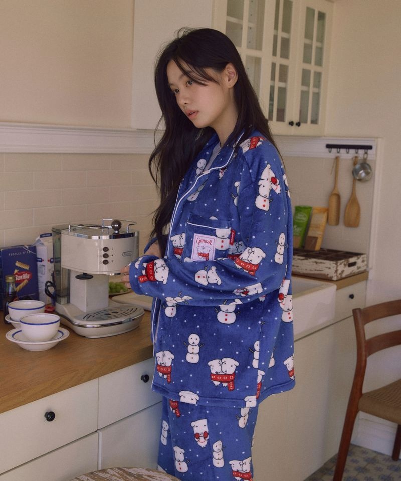 SPAO 가나디 수면 파자마네이비 SPPPG4VU07