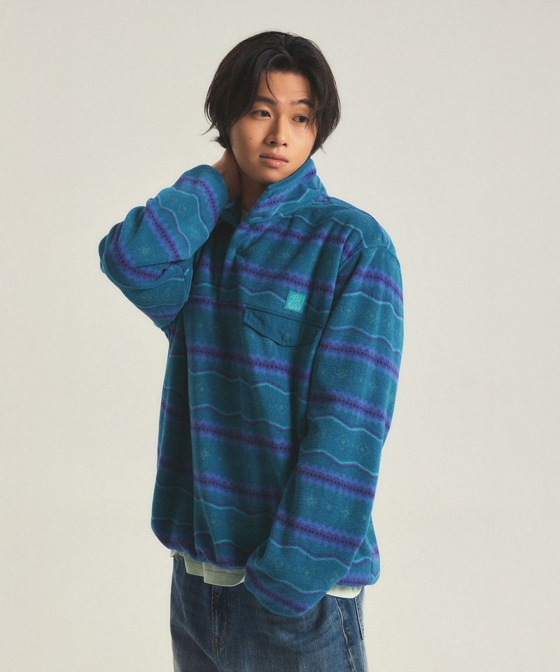 SPAO 산리오캐릭터즈 플리스 반집업네이비 SPFZG4TU02