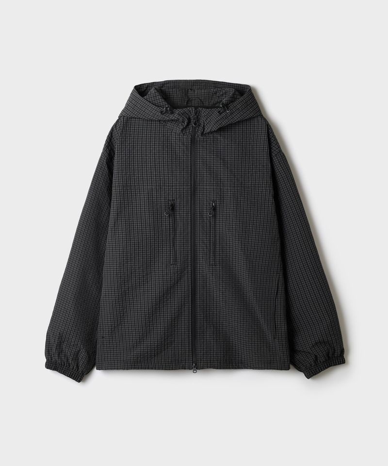 SPAO 체크 후드 윈드브레이커 SPJJG49C11