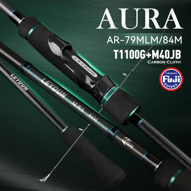 레이둔 2026 아우라 T1100 스피닝 낚싯대 FUJI 가이드 링 87.5g AR79MLM 84M 오징어 보트 웹풋 카본 클로스