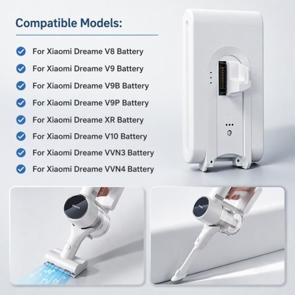 Dreame V8 <b>V9</b> V10 V9P V9B 진공 청소기 배터리