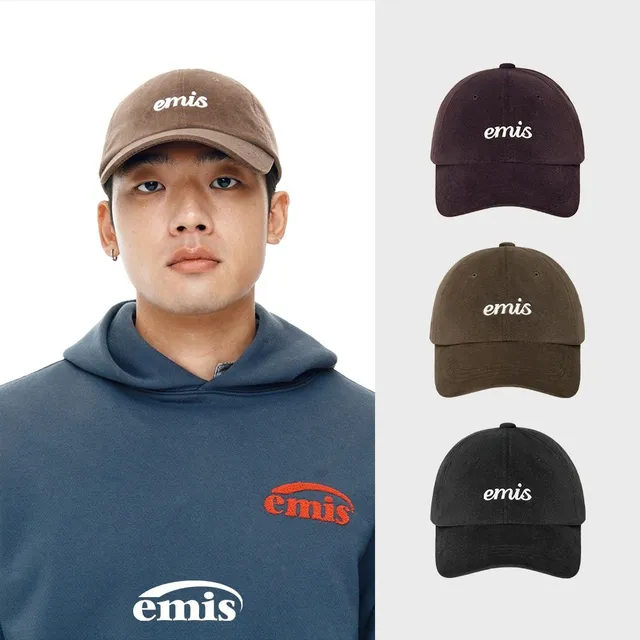 이미스 SMALL LOGO VELVET BALL CAP 3종 택1
