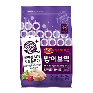하림펫푸드 밥이보약 CAT 캣 2kg 걱정없는 헤어볼