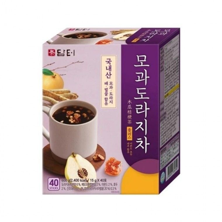 루미나D 협력사 루미나D 담터 모과도라지차 40T 스틱차 따뜻한 음료 차