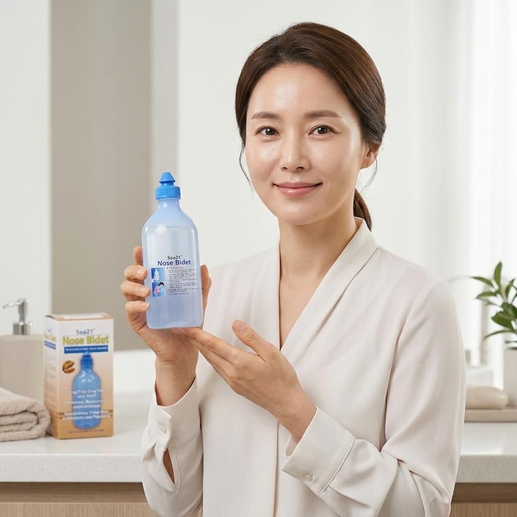 노즈비데 노즈비데 아이콧물 유아용 소아용 코세정기 코세척기 비강세척