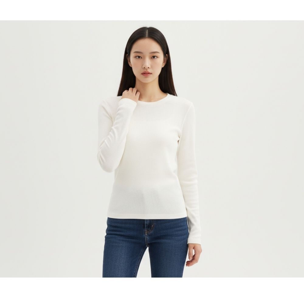 스파오 [모달] 슬림핏 긴팔티_SPLWG23W01