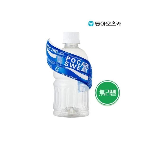 [패션플러스][동아오츠카]<b>포카리</b><b>스웨트</b> 무라벨 <b>340ml</b> 페트 20개 (1박스) (5638084A)