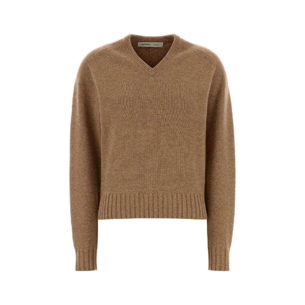 까르뱅 까르벵 [X45]까르뱅 6262K<b>21317</b> N825 Camel cashmere sweater 여성 스웨터 니트 가디건