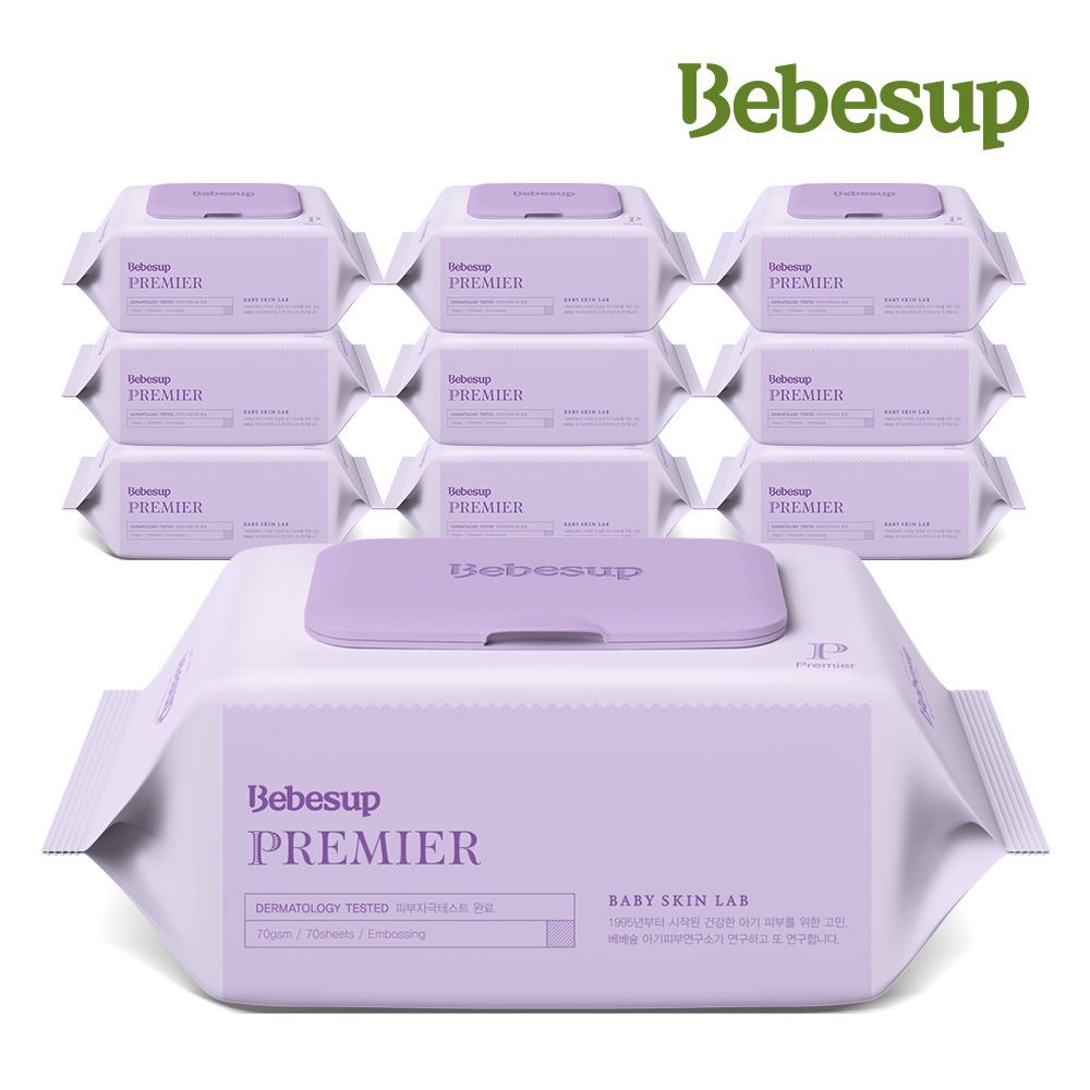 <b>베베숲</b> <b>베베숲</b> <b>프리미어</b> 캡형 70매 10팩 70gsm 4156934