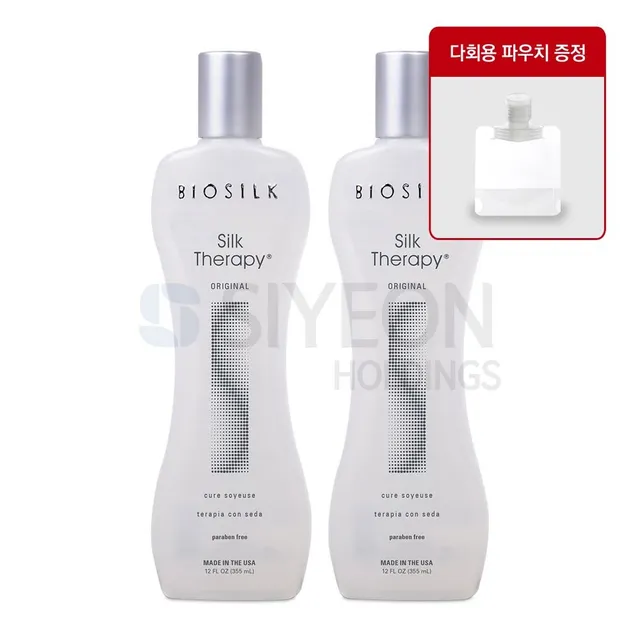 실크테라피 바이오실크 실크테라피 헤어에센스 355ml 2개 + 공병증정