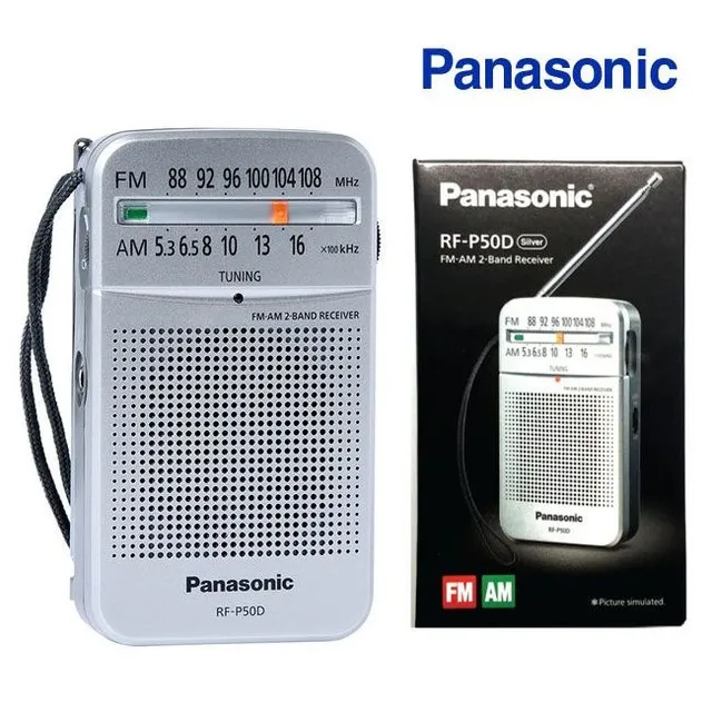 파나소닉 RF-P50D 휴대용 라디오 FM 건전지 라디오 RF-P50