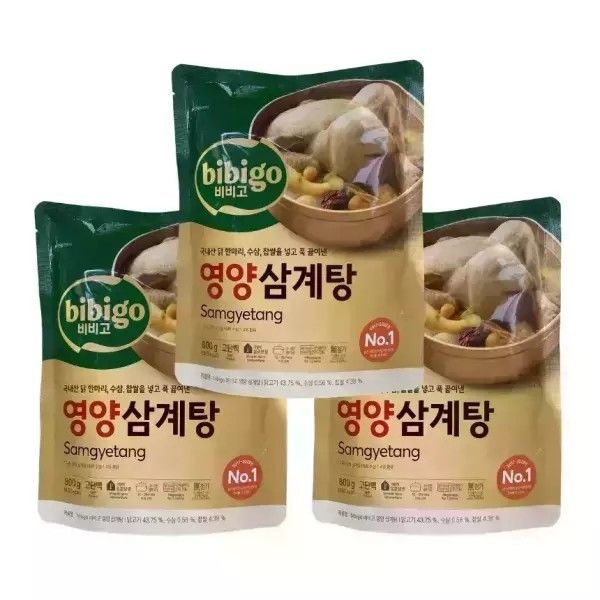 비비고 영양삼계탕 800g 3개