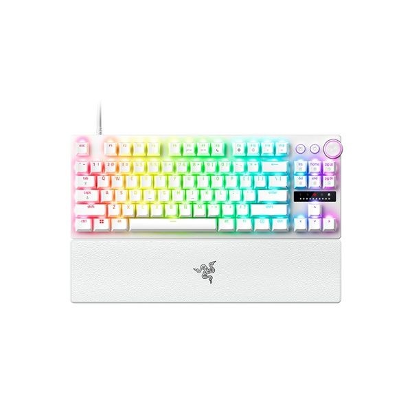 UnKnown RAZER 레이저코리아 유선 기계식 키보드 Huntsman V3 Pro TKL White US 헌츠맨 프로 텐키리스 화이트 4203589