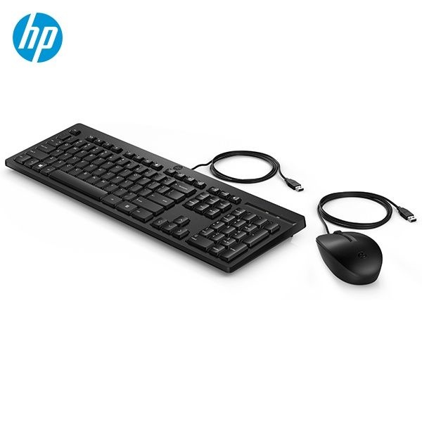 UnKnown <b>HP</b> 유선 데스크탑 세트, 225 코파일럿키 블랙 <b>키보드</b>USB/마우스USB