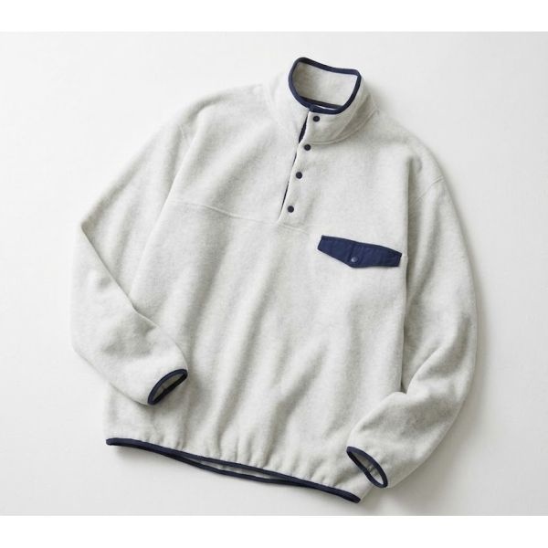 SPAO 배색 플리스 반오픈 풀오버 SPFWG4TC03