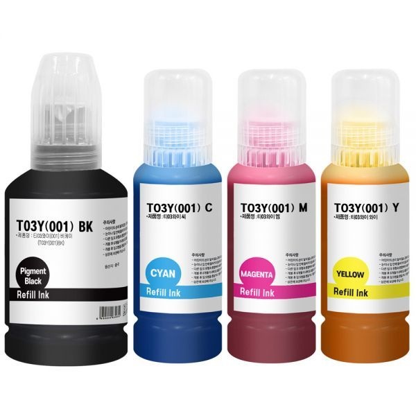 엡손호환잉크 T03Y 4색세트 L4150 L4160 L6160 <b>L6170</b> L6190 L6191 L6270 L6290 L6291 L14150 L61910 EPSON001