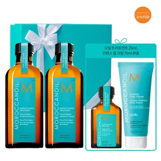 모로칸오일 (공식) 트리트먼트100ML듀오(오일100ML+인텐스컬크림75ML+오일25ML)