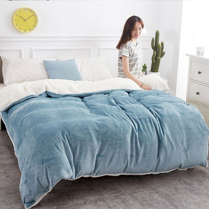 【공지】pre-order > 프리미엄라인 핸드메이드 '구름 퐁당 극세사 차렵이불, 베개 커버"