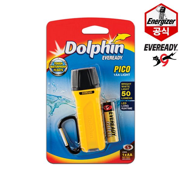 에너자이저 EVR 돌핀 피코 라이트 손전등