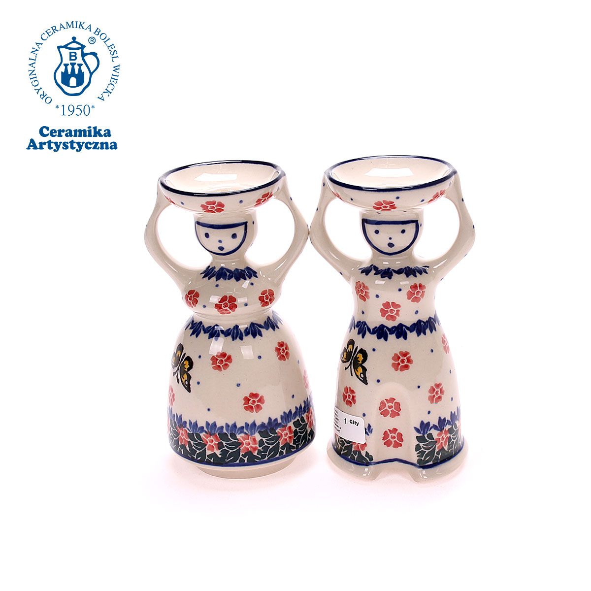 [롯데백화점] 아티스티나 폴란드도자기 인형촛대C 2p(남1p+여1p) LE1208660794