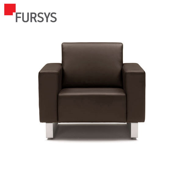 퍼시스 [퍼시스] 맨하탄 소파 1인용 콤비가죽 소파 CS3101