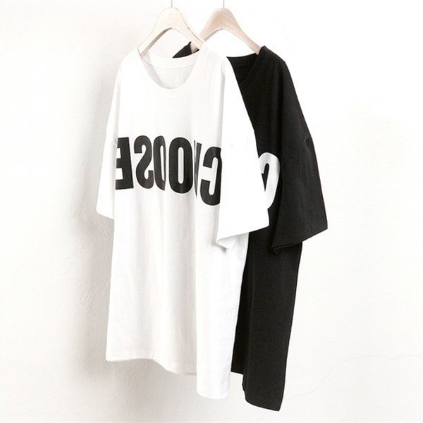 주식회사 강물처럼 아이우먼 [아이우먼] [하프클럽/]빅사이즈 0051RL907 선택 반팔 나염 티 WW