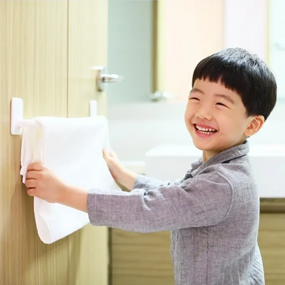 프로그 유아 수건걸이 수건평등 욕실화 슬리퍼걸이