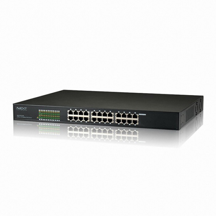 넥스트유 이지넷유비쿼터스 NEXT-POE240F 스위치허브