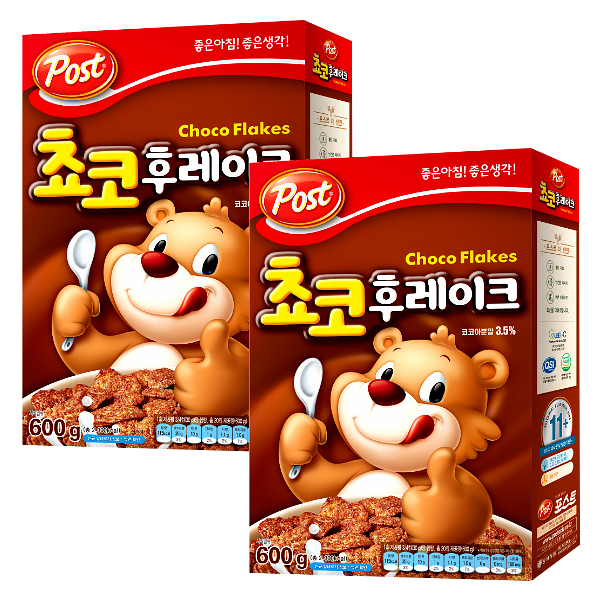 [오늘출발] 포스트 초코후레이크 600g x 2개
