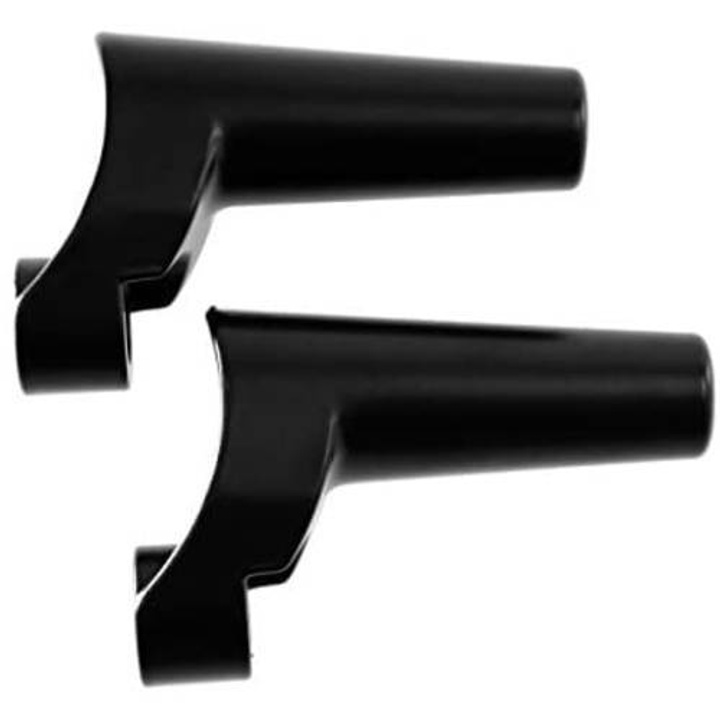 Black Front Turn Signal Mounts Relocation Kit for Harley XL Sportster Dyna FXR Black Front Turn Signal Mounts Relocation Kit for Harley XL Sportster Dyna FXR