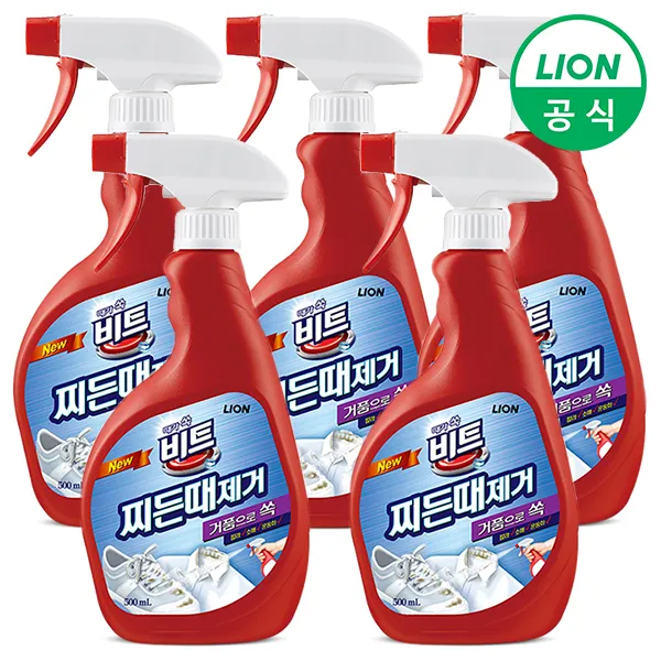 비트 [On] 비트 찌든때제거 500ml x 5개