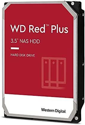 [해외]Western 디지털 4TB WD 레드 플러스 NAS 내장 하드디스크 HDD - 5400 RPM, SATA 6 GB/ S, C