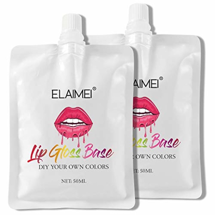 Clear Lip Gloss Base, Moisturize Lipgloss Base Gel Oil Material Lip Makeup  Primers, Non Stick Lipstick Primer For DIY Handmade Lip Balms Lip Gloss -50