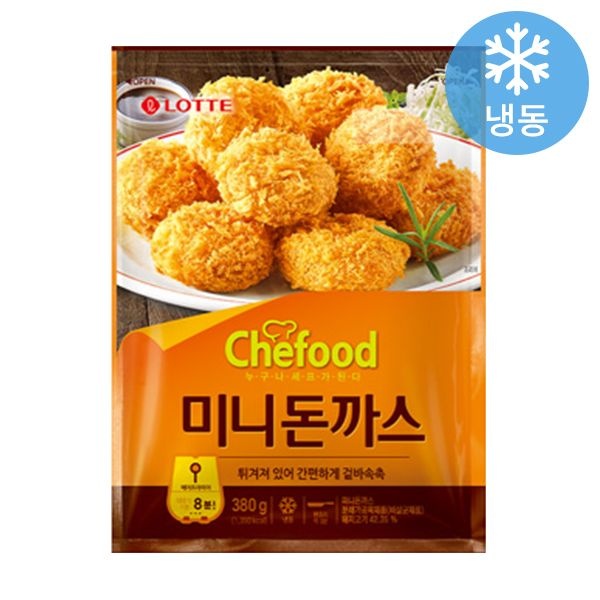 쉐푸드 롯데 쉐푸드 미니돈까스 380g