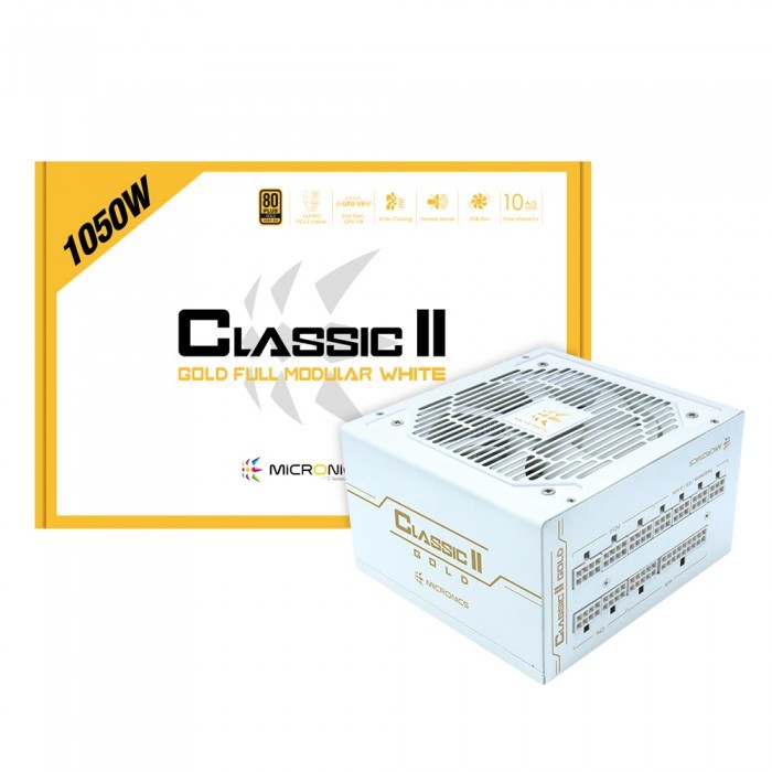 마이크로닉스 마닉 Classic II 1050W 80PLUS GOLD 230V EU 풀화이트