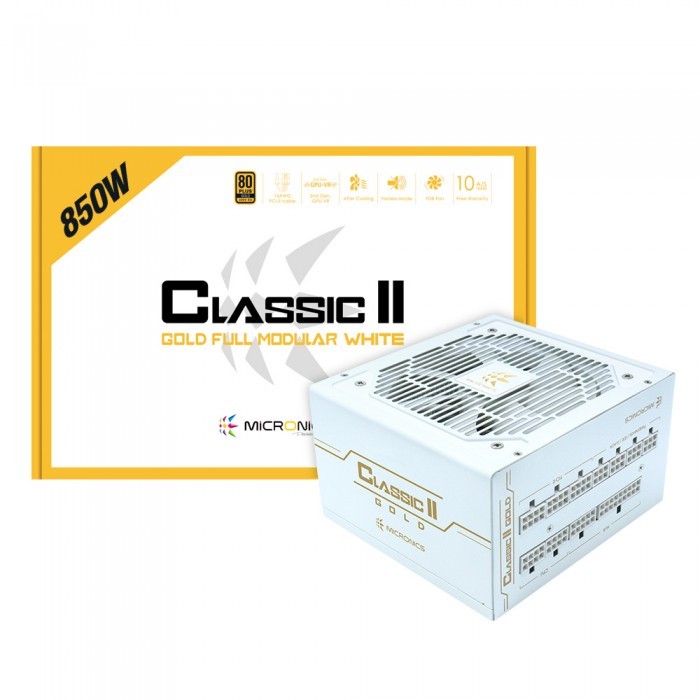 마이크로닉스 마닉 Classic II 850W 80PLUS GOLD 230V EU 풀 화이트