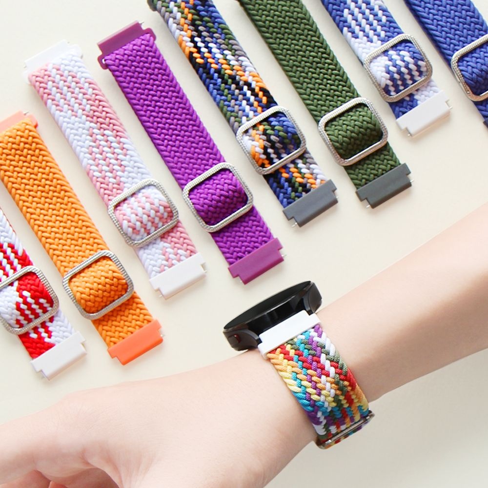 [오늘출발] 미소피아 갤럭시워치6 5 4 프로 클래식 스트랩 브레이드 솔로루프 탄성 밴드 스포츠 시계줄 줄질