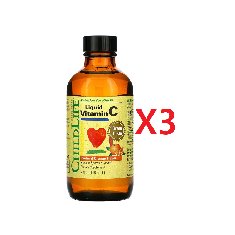 [해외] 차일드라이프 액상 비타민C 118.5ml 3개