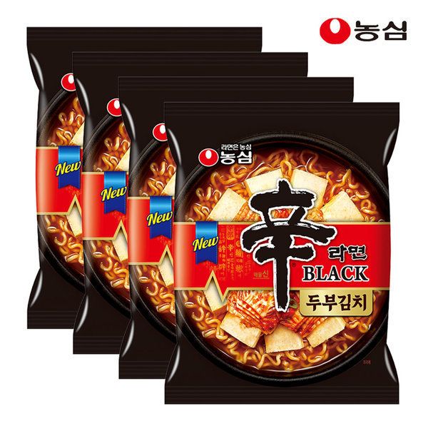신라면블랙 두부김치 127g 4개입 멀티팩 모음 모음전 모아보기